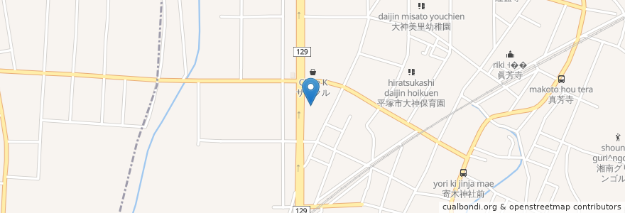 Mapa de ubicacion de ドトールコーヒーショップ en Giappone, Prefettura Di Kanagawa, 平塚市.
