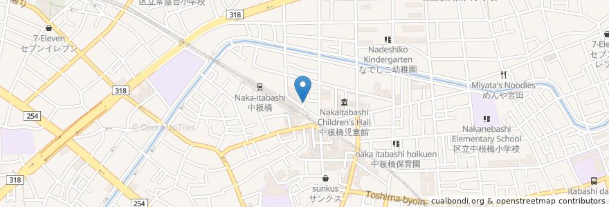 Mapa de ubicacion de ドトール en Япония, Токио, Итабаси.