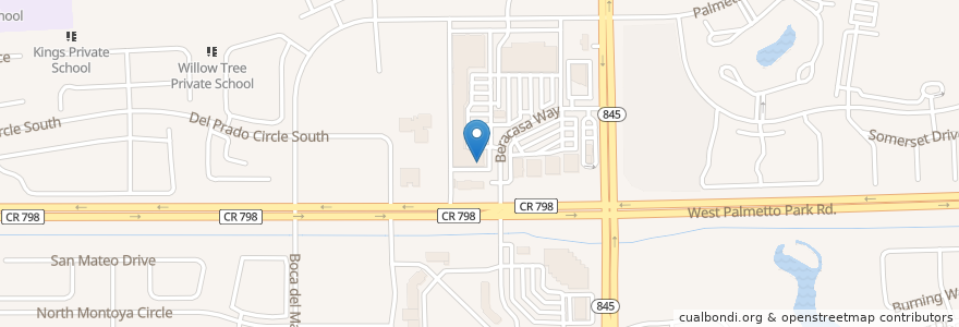 Mapa de ubicacion de Pei Wei en 미국, 플로리다주, Palm Beach County.