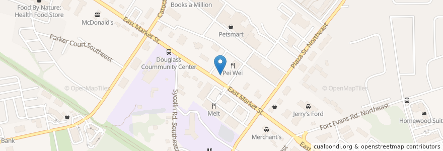 Mapa de ubicacion de M&T Bank en United States, Virginia, Loudoun County, Leesburg.