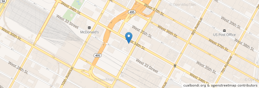 Mapa de ubicacion de Skylight Diner en United States, New York, New York, New York County, Manhattan, Manhattan Community Board 4.