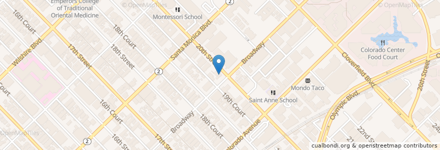 Mapa de ubicacion de Big Jo's en ایالات متحده آمریکا, کالیفرنیا, Los Angeles County.