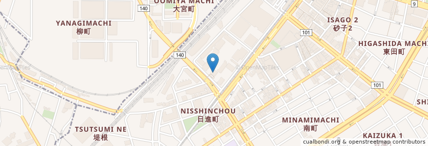 Mapa de ubicacion de 川崎能楽堂 (Kawasaki nogaku dou) en Japan, Präfektur Kanagawa, 川崎市, 川崎区.