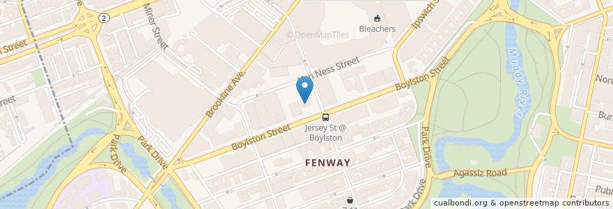 Mapa de ubicacion de Tasty Burger en United States, Massachusetts, Suffolk County, Boston.