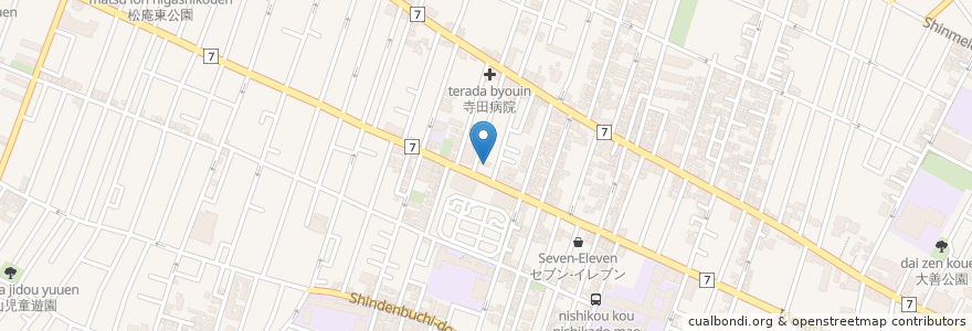Mapa de ubicacion de マクドナルド en 日本, 東京都, 杉並区.