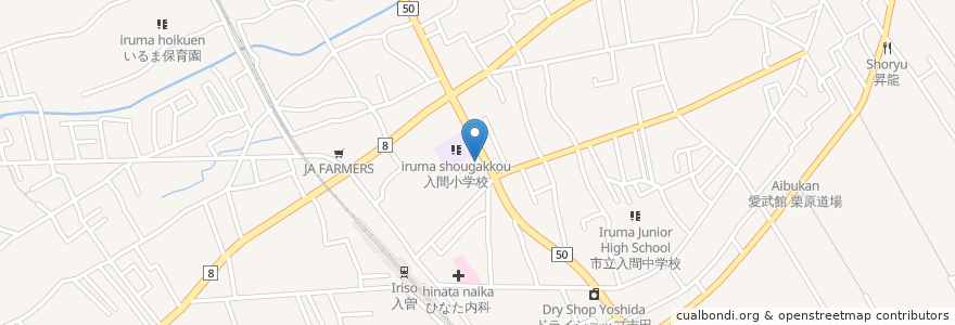 Mapa de ubicacion de Enoki Eye Clinic en Japan, Saitama Prefecture, Sayama.