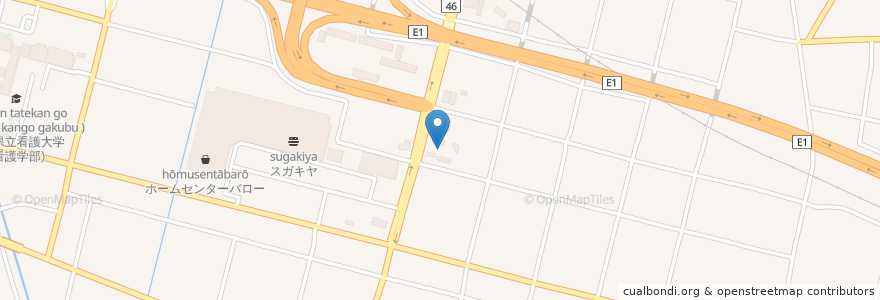 Mapa de ubicacion de JOMO SS en Jepun, 岐阜県, 羽島市.