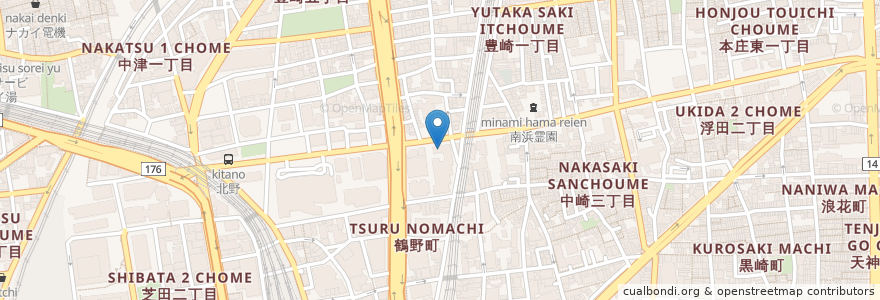 Mapa de ubicacion de うどん屋 きすけ en Jepun, 大阪府, 大阪市, 北区.