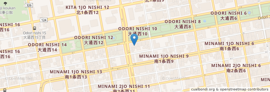 Mapa de ubicacion de デンタルクリニック大通り en 일본, 홋카이도, 石狩振興局, 札幌市, 中央区.