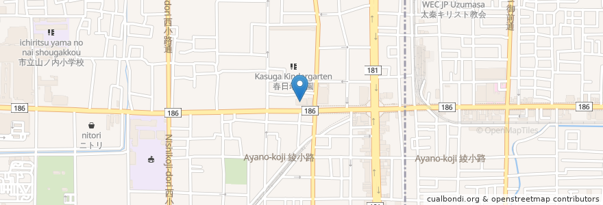 Mapa de ubicacion de 中央信用金庫 en 일본, 교토부, 京都市, 右京区, 中京区.