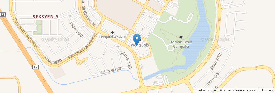 Mapa de ubicacion de Ani Sup Utara en Malaysia, Selangor, Kajang Municipal Council.