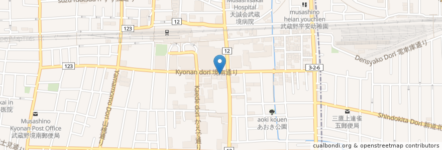 Mapa de ubicacion de Akimoto Smile Dental Clinic en اليابان, 東京都.