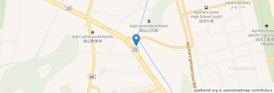 Mapa de ubicacion de 昭和シェル en Jepun, 栃木県, 宇都宮市.