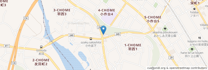 Mapa de ubicacion de コスモ石油 en 일본, 도쿄도, 羽村市.
