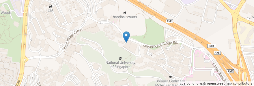 Mapa de ubicacion de Carpark 6B en 新加坡, 西南区.