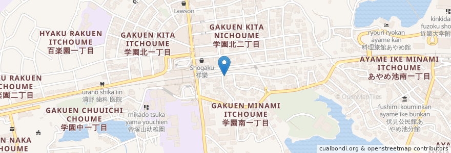 Mapa de ubicacion de 森田歯科診療所 en 日本, 奈良県/奈良縣, 奈良市.
