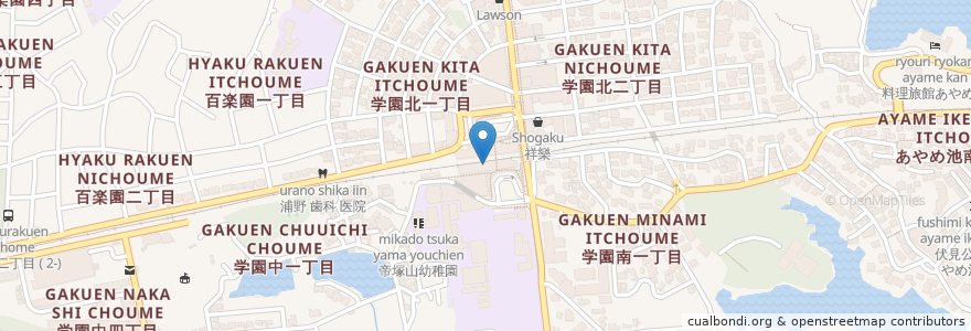 Mapa de ubicacion de ドトール コーヒーショップ en 日本, 奈良県, 奈良市.