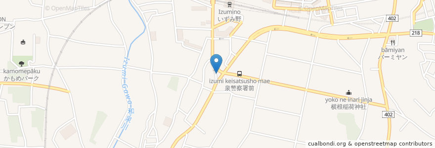 Mapa de ubicacion de いづみ en Japan, Präfektur Kanagawa, Yokohama, 泉区.