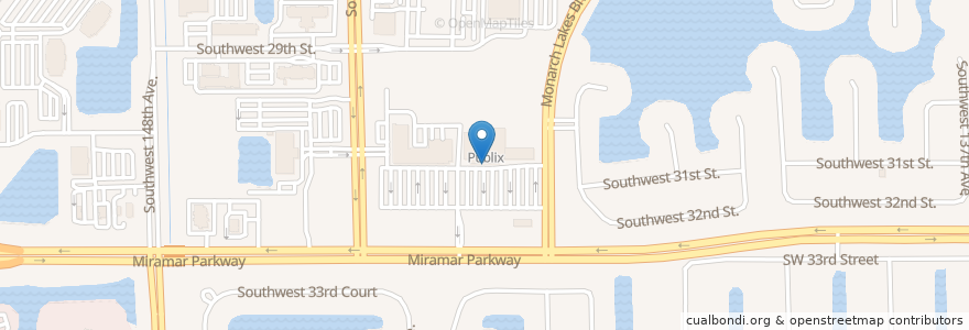 Mapa de ubicacion de Presto! en 美利坚合众国/美利堅合眾國, 佛罗里达州/佛羅里達州, Broward County, Miramar.