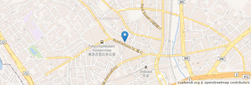 Mapa de ubicacion de 三井住友銀行 en 일본, 도쿄도, 시부야구.
