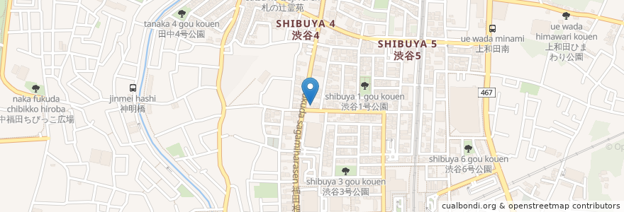 Mapa de ubicacion de ほっともっと en 日本, 神奈川縣, 大和市.