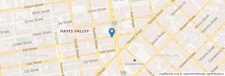 Mapa de ubicacion de The UPS Store en Stati Uniti D'America, California, San Francisco, San Francisco.
