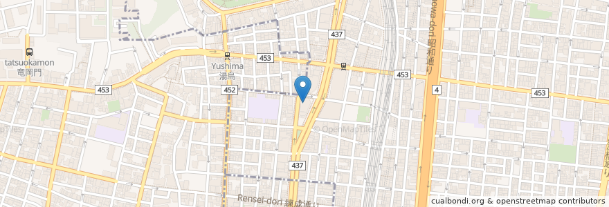 Mapa de ubicacion de 스미모토 미츠이 신용금고 우에노지점 en 일본, 도쿄도, 다이토구.