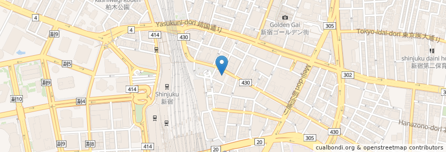 Mapa de ubicacion de SMBC Trust en Japan, Tokyo, Shinjuku.