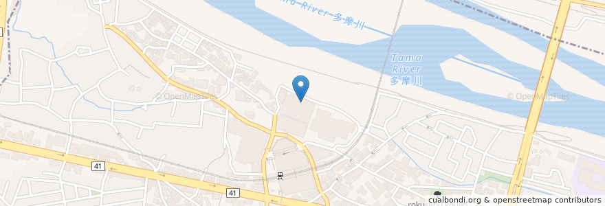 Mapa de ubicacion de せいせき en Japonya, 東京都, 多摩市.