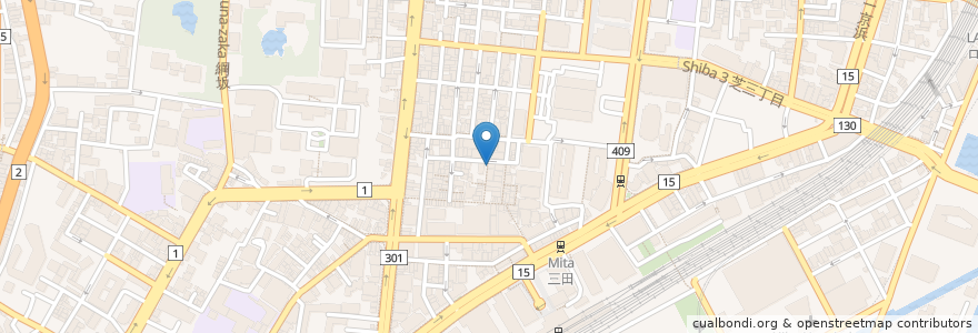 Mapa de ubicacion de Mon-RICO en Giappone, Tokyo, Minato.