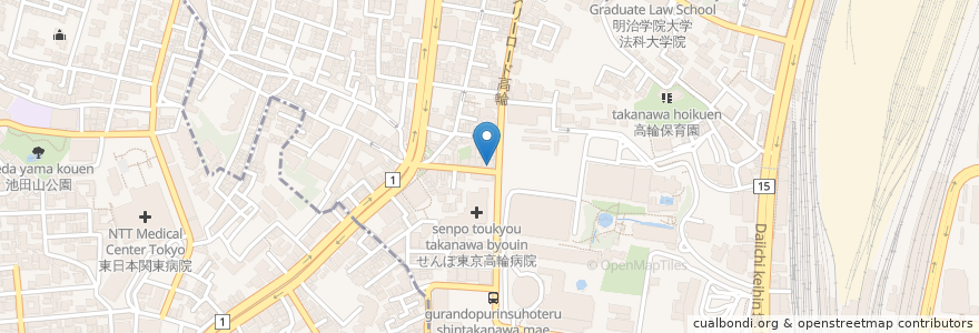 Mapa de ubicacion de あさひ薬局 en 일본, 도쿄도.