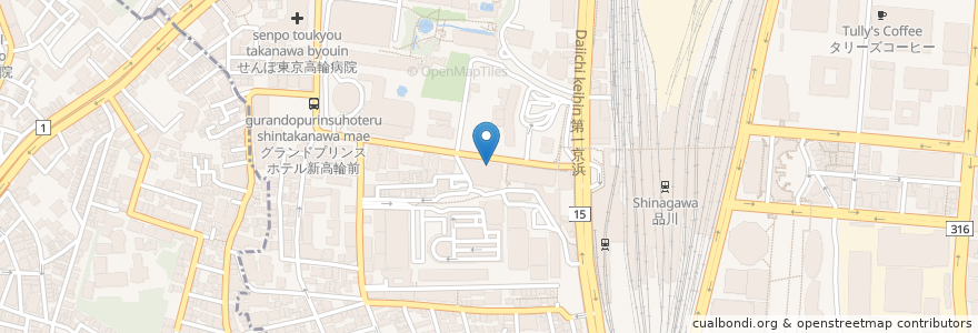 Mapa de ubicacion de ロイヤルホスト en Japan, 東京都.