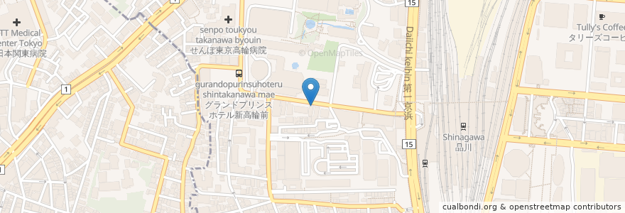 Mapa de ubicacion de おし花 en Japão, Tóquio.