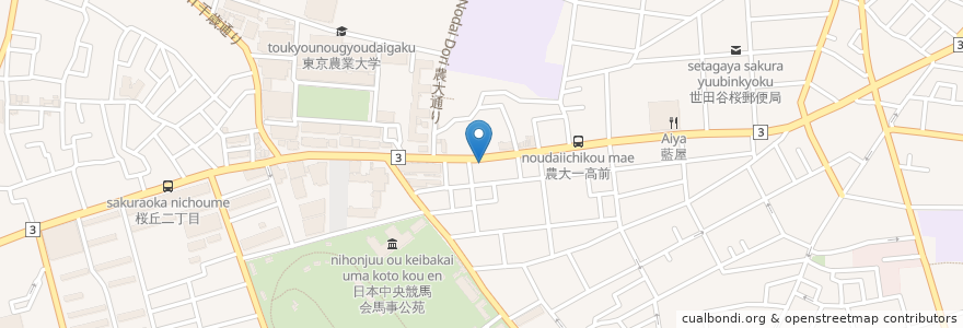 Mapa de ubicacion de 世田谷区 en ژاپن, 東京都, 世田谷区.