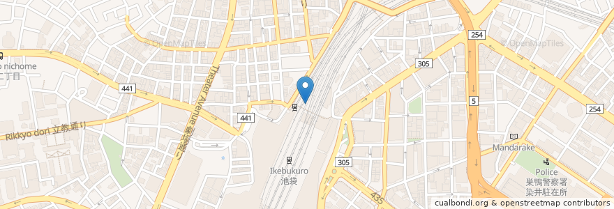 Mapa de ubicacion de 豊島区 en 日本, 东京都/東京都, 豊島区.