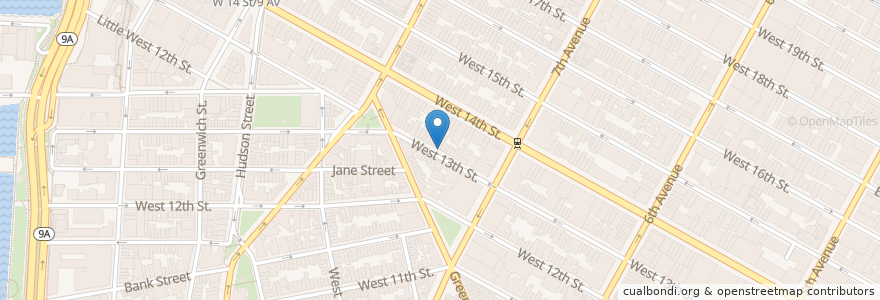 Mapa de ubicacion de DFA Studio en Estados Unidos De América, Nueva York, Nueva York, New York County, Manhattan, Manhattan Community Board 2.