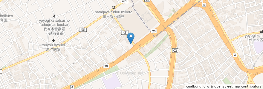 Mapa de ubicacion de ドトールコーヒーショップ en Japón, Tokio, Shibuya.