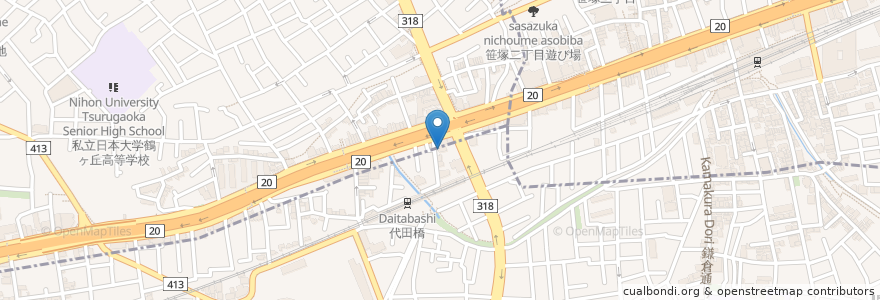 Mapa de ubicacion de 玉澤歯科 en Japan, Tokio.