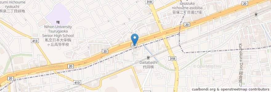 Mapa de ubicacion de 芹澤歯科医院 en Jepun, 東京都, 杉並区.