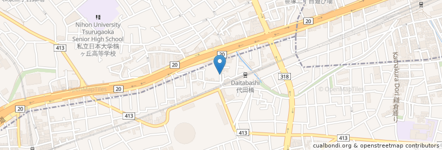 Mapa de ubicacion de きんせい en Japonya, 東京都.
