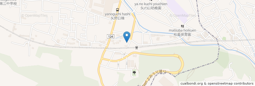 Mapa de ubicacion de こたん en Japão, 神奈川県, 川崎市.
