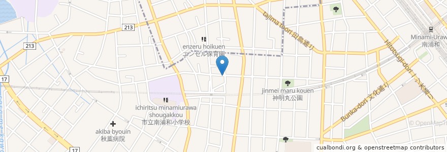 Mapa de ubicacion de 南区 en Japão, 埼玉県, さいたま市, 南区.