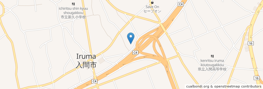 Mapa de ubicacion de 入間市 en 日本, 埼玉县, 入間市.