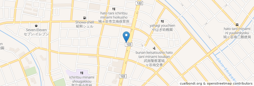 Mapa de ubicacion de いちごみなみ保育園 en 日本, 埼玉县, 川口市.