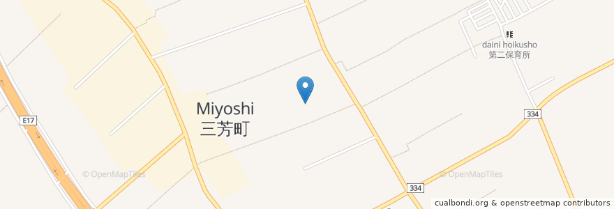 Mapa de ubicacion de 三芳町 en 日本, 埼玉县, 入間郡, 三芳町.
