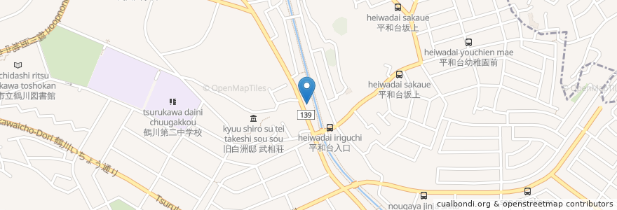 Mapa de ubicacion de ほっともっと en 일본, 도쿄도, 町田市.