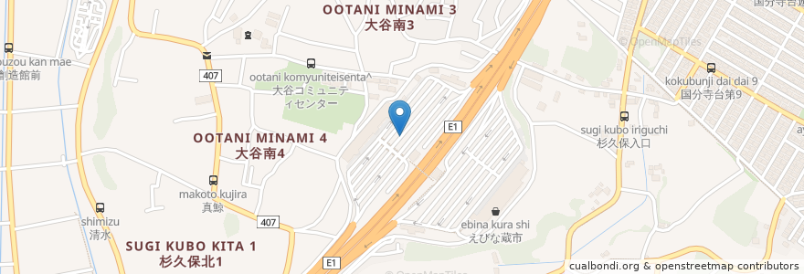 Mapa de ubicacion de Ebina SA en Япония, Канагава, Эбина.