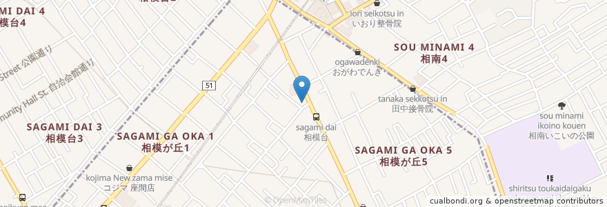 Mapa de ubicacion de ライム en Japon, Préfecture De Kanagawa, 相模原市, 南区.
