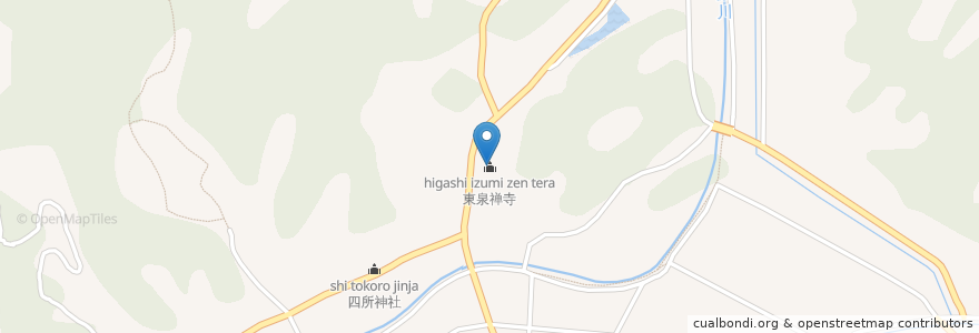 Mapa de ubicacion de 東泉禅寺 en Jepun, 福岡県, 福岡市, 西区.