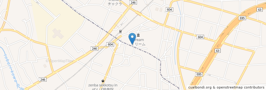 Mapa de ubicacion de 大澤歯科医院 en 日本, 神奈川縣, 厚木市.